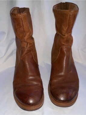Timberland Brown Leather Ankle Boots Size 8 1/2
